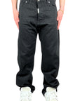 BLACK RHINESTONE BAGGY