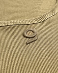 BEIGE WASHED TANK