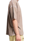 COSTA OVERSIZED T-SHIRT ALL OVER DOVE GREY