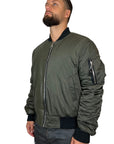 JACKET GREEN DOUBLE FABRIC