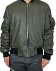 JACKET GREEN DOUBLE FABRIC