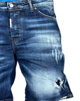 SHORTS ADJUSTABLE WASH BLUE