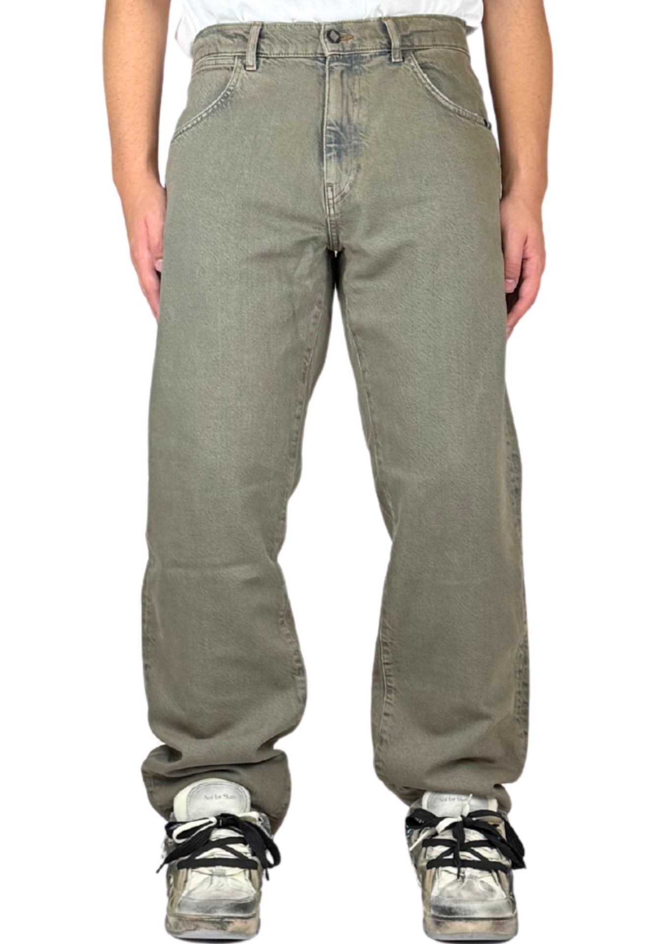 JAMES MAN RECYCLED DENIM MUD OVERDYED DENIM