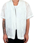 WHITE PERFORATED SHIRT