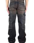 BAGGY CARGO WORKER SANDBLASTED BROWN