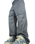 GREY POCKETS PANTS