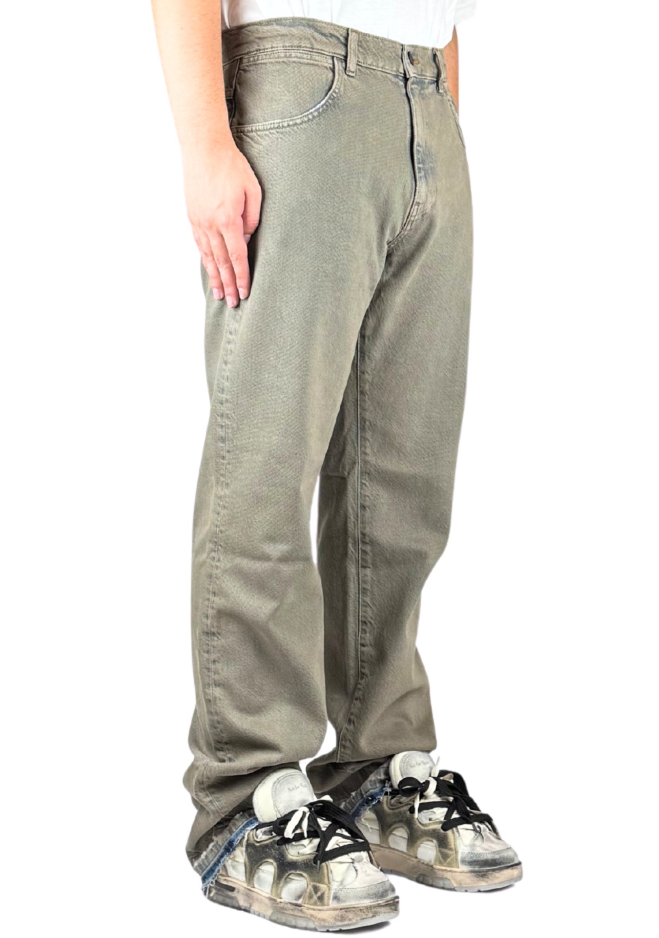 JAMES MAN RECYCLED DENIM MUD OVERDYED DENIM