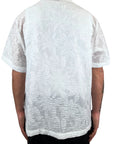 WHITE PERFORATED SHIRT