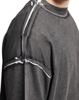 COSTA OVERSIZED T-SHIRT ALL OVER DARK GREY