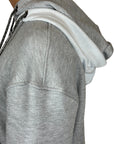 DOUBLE HOODIE GREY