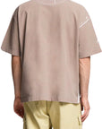 COSTA OVERSIZED T-SHIRT ALL OVER DOVE GREY