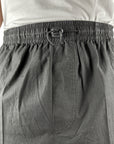BLACK LIGHTWEIGHT TROUSERS