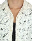 PERFORATED CROCHET SHIRT