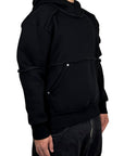 BLACK BALACLAVA HOODIE CARGO