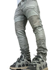 GREY WASH BIKER