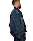 JACKET BLUE JEANS LASER LOGO