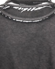 COSTA OVERSIZED T-SHIRT ALL OVER DARK GREY