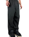 BLACK LIGHTWEIGHT TROUSERS