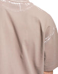 COSTA OVERSIZED T-SHIRT ALL OVER DOVE GREY
