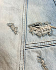 SANDBLASTED CROSS SEAMS BAGGY