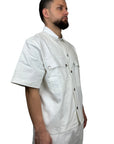 OVER SHIRT CREAM DENIM