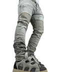 GREY WASH BIKER