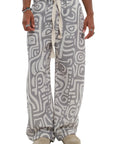 MAORI GREY LOOSE PANTS