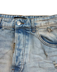 SANDBLASTED CROSS SEAMS BAGGY