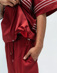 MONACO ZIP TOP BURGUNDY