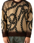ROPES BROWN SWEATER