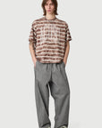ACID STRIPES T-SHIRT RANCH BROWN