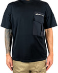POCKET ZIP BLACK TEE
