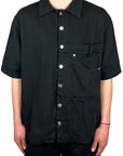 PATCH POCKET BLACK SHIRT