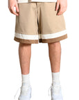 LINES BEIGE SHORTS