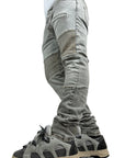 GREY WASH BIKER