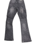 CRYSTALLIZED PEARL PANTS BLACK WASH