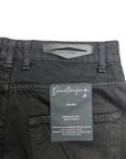 BLACK RHINESTONE BAGGY