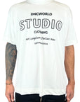 STUDIO DNC PRINT WHITE TEE