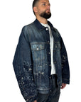 JACKET BLUE JEANS LASER LOGO