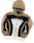 FANTASY LONG HAIR SWEATER ZIP HOOD