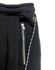 BLACK SUIT PANTS MULTI-LACE