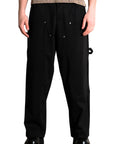 BLACK CARPENTER PANTS