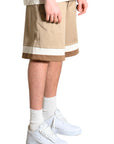 LINES BEIGE SHORTS