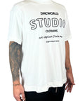 STUDIO DNC PRINT WHITE TEE