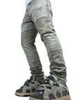 GREY WASH BIKER