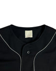 BLACK BASEBALL JERSEY SHIRT