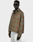 BROWN CHECK SHIRT