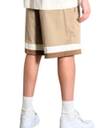 LINES BEIGE SHORTS