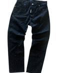 BLACK RHINESTONE BAGGY