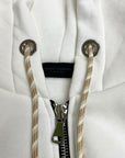 ARCHIVES 1983 HOODED ZIP WHITE